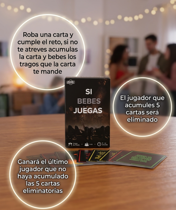 Juego de cartas en físico